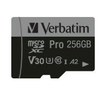 Verbatim Pro U3 256GB Micro SDXC Card