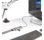 StarTech.com Adaptateur Multiport USB-C avec Dongle USB-C vers USB-A, Double HDMI (4K30Hz/1080p60Hz), 3x USB-A 5Gbps, Mini Station d'Accueil de Voyage, Dock/Station d'Accueil pour PC Portable, Câble de 40 cm