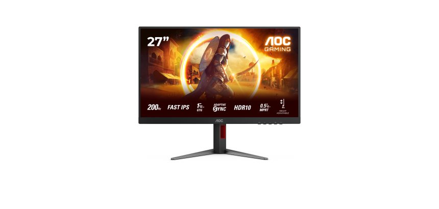 AOC G4 27G4HA pantalla para PC 68,6 cm (27") 1920 x 1080 Pixeles Full HD LED Negro, Rojo
