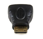 StarTech.com Mini HDMI naar HDMI Adapter, 4K High Speed HDMI Adapter, 4K 30Hz Ultra HD High Speed HDMI Adapter, HDMI 1.4, Vergulde Connectors, UHD Mini HDMI Adapter 4K, Zwart