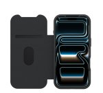 OtterBox React Folio MagSafe Series pour Apple iPhone 17 Pro, noir Crystal, transparente/noir