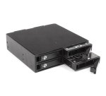 StarTech.com Backplane Rack Móvil de 4 Bahías para Unidades de Disco SATA/SAS de 2,5 Pulgadas - Intercambio en Caliente de SSDs o HDDs de 5 a 15mm - Compatible con SAS II y SATA III