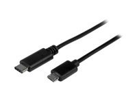 StarTech.com Câble USB-C vers Micro USB-B de 50cm, Câble de Transfert de Données, USB 2.0, USB C vers Micro-B