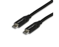 StarTech.com Câble de Charge Rapide USB-C de 2m, Charge et Synchronisation, 100W (5A) PD, USB 2.0, Certifié USB-IF - Cordon de Charge USB C Noir