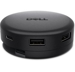 DELL DA326 Avec fil USB 3.2 Gen 1 (3.1 Gen 1) Type-C Noir