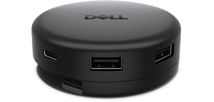 DELL DA326 Avec fil USB 3.2 Gen 1 (3.1 Gen 1) Type-C Noir