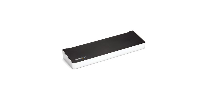 StarTech.com Station d'Accueil USB-C 4K, Station d'Accueil pour Moniteur Triple UHD 4K, Mac & Windows, USB C vers HDMI & DisplayPort, 100W Power Delivery, Hub 5x USB 5Gbps