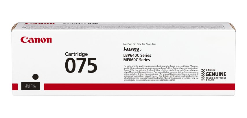 Canon 075 Cartouche de toner 1 pièce(s) Original Noir