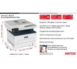 Xerox B235 A4 34 ppm draadloze dubbelzijdige printer PS3 PCL5e/6 ADF 2 laden totaal 251 vel