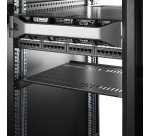 StarTech.com Lot de 2 Étagère 1U pour Rack Serveur, Étagère Cantilever Universelle Ventilée pour Montage en Rack, pour Rack/Armoire 19", Acier Robuste, Capacité de 20kg, Plateau de 40cm de Profondeur