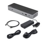 StarTech.com Dock Thunderbolt 3 Compatible Hôte USB-C - Écrans Double 4K 60Hz DisplayPort 1.4 ou Double HDMI - Simple 8K - Station d'Acceuil TB3/USB-C - 96W PD, 5xUSB - 10Gbps