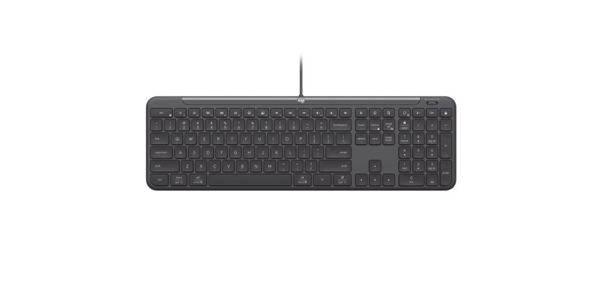 Logitech Signature Slim Wired K620 For Business teclado Universal USB QWERTY Español Grafito