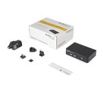 StarTech.com Commutateur KVM HDMI USB 2 ports avec audio et concentrateur USB 2.0