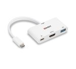 Lindy 43340 Adaptador gráfico USB 3840 x 2160 Pixeles Blanco