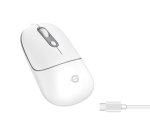 Conceptronic REGAS02W mouse Universale Ambidestro USB tipo-C Ottico 2400 DPI