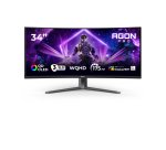 Ecran PC Aoc Gaming AG346UCD 34" incurvé 175 Hz WQHD Noir et Gris