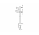 Equip 17"-32" Articulating Dual Monitor Desk Mount Bracket, White