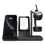Yealink WH66 Dual Teams Sistema di audioconferenza personale Wireless A Padiglione Ufficio USB tipo A Bluetooth Base di ricarica Nero