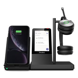 Yealink WH66 Dual Teams Sistema di audioconferenza personale Wireless A Padiglione Ufficio USB tipo A Bluetooth Base di ricarica Nero