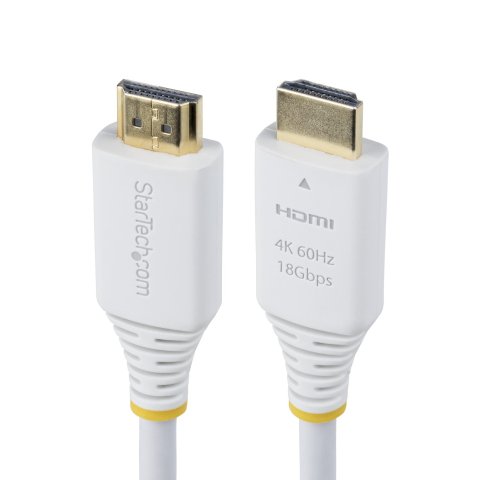 StarTech.com HDMI2-CABLE-4K60-6FW cable HDMI 1,8 m HDMI tipo A (Estándar) Blanco