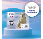 Epson Polar bear 26 Claria Premium Single Photo Black Ink