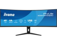 iiyama ProLite XCB4994DQSU-B1 écran plat de PC 124,5 cm (49") 5120 x 1440 pixels Dual QHD LCD Noir