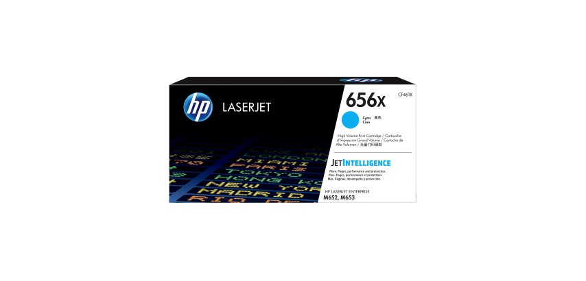 HP 656X - High Yield - cyan - original - LaserJet - toner cartridge (CF461X)