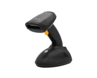 Equip Wireless 1D Laser Barcode Scanner, Long Distance, with Stand