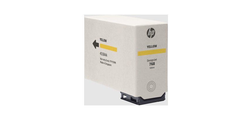 HP 768 500 ml gele inktcartridge voor DesignJet