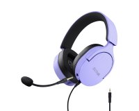 Trust GXT 489P FAYZO Headset Wired Head-band Gaming Black, Purple