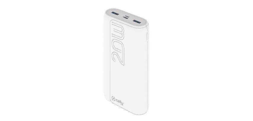 Celly PBPD20000EVOWH batería externa 20000 mAh Blanco