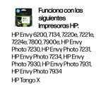 HP Cartucho de tinta Original 303XL tricolor de alta capacidad