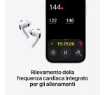 Apple AirPods Pro (terza generazione) AirPods Pro (3rd generation) Auricolare True Wireless Stereo (TWS) In-ear Chiamate/Musica/Sport/Tutti i giorni Bluetooth Bianco