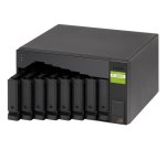 QNAP TL-D800C Boîtier de disques de stockage Boîtier disque dur/SSD Noir, Gris 2.5/3.5"