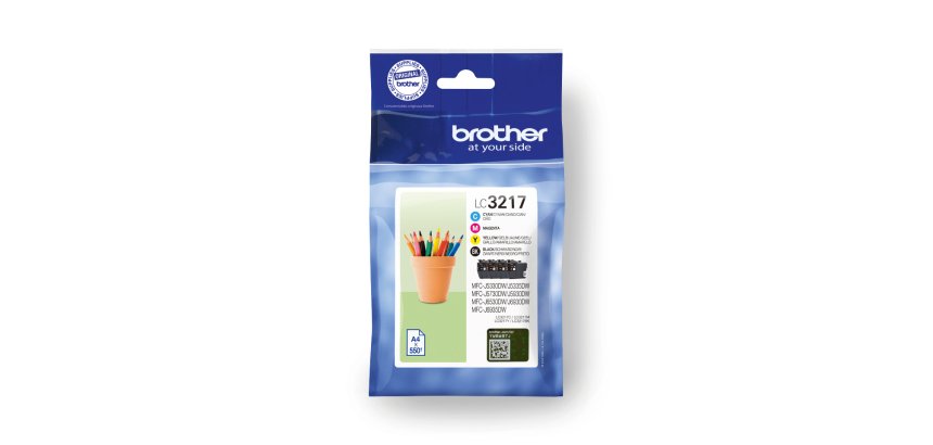 Brother LC3217VAL ink cartridge 4 pc(s) Original Black, Cyan, Magenta, Yellow