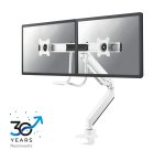 Neomounts NM-D775DXWHITE Support d'écran à fixer 10-32" - ressort à gaz - Topfix - arrêt 180°