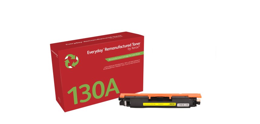 Toner rigenerato Everyday™ di Xerox Giallo compatibile con HP 130A (CF352A), Capacità standard