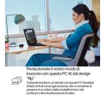 HP EliteBook X Flip G1i Next Gen AI Wolf Pro Security Edition Copilot+ PC Intel Core Ultra 7 256V Ibrido (2 in 1) 35,6 cm (14") Touch screen WUXGA 16 GB LPDDR5x-SDRAM 1 TB SSD Wi-Fi 7 (802.11be) Windows 11 Pro Blu