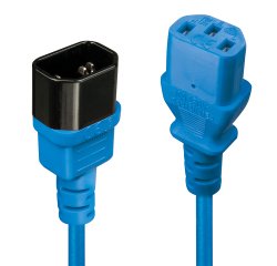 Lindy Rallonge secteur C14 vers C13, bleu, 2m