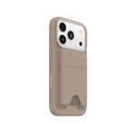 OtterBox Symmetry Cactus Leather MagSafe Wallet Cottonwood Glen - light grey