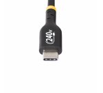 StarTech.com Cavo di Ricarica USB-C da 2m, cavo USB-C certificato USB-IF, 240W PD EPR, cavo trasferimento dati USB 2.0 Tipo-C per laptop, rivestimento in TPE, M/M
