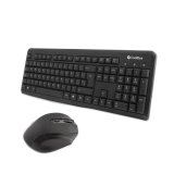 CoolBox COO-KTR-02W teclado QWERTY + Ratón inalámbrico Español Negro