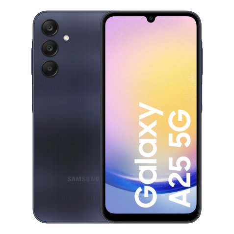 Samsung Galaxy A25 5G SM-A256B 16,5 cm (6.5") Dual SIM Android 14 USB Type-C 8 GB 256 GB 5000 mAh Zwart, Blauw