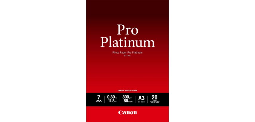 Canon Photo Paper Pro Platinum - photo paper - 20 sheet(s) - A3 - 300 g/m²