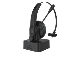 Celly SWHEADSETMONO Headset Wireless Head-band Office/Call center Bluetooth Charging stand Black