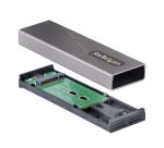 StarTech.com Boîtier Externe SSD M.2 NVMe/SATA - Boîtier Disque Dur SSD M.2 PCIe/SATA - Boîtier SSD M.2 - Boîtier pour SSD M.2 avec Câbles Hôtes USB-C et USB A - Boîtier M.2 NVMe Compatible 2230/2242/2260/2280