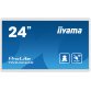 iiyama TW2424AS-W1 Écran d'affichage dynamique Écran plat de signalisation numérique 60,5 cm (23.8") Wifi 250 cd/m² 4K Ultra HD Noir Écran tactile Intégré dans le processeur Android 24/7