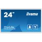 iiyama TW2424AS-W1 affichage de messages Écran plat de signalisation numérique 60,5 cm (23.8") Wifi 250 cd/m² 4K Ultra HD Noir Écran tactile Intégré dans le processeur Android 24/7