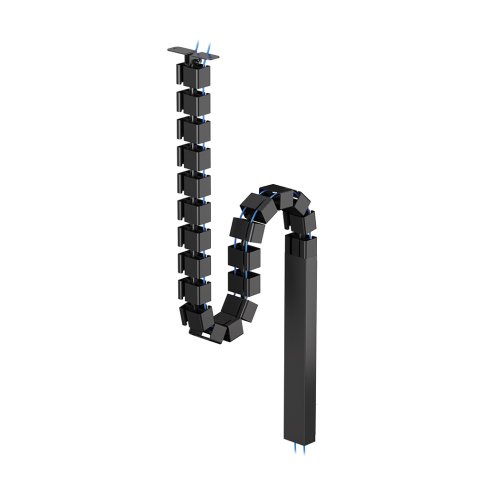 Neomounts ADS06-133BL Organizador vertebral de cables - fijación con tornillos - universal