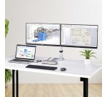 StarTech.com Station d'Accueil USB4 à 2 Écrans, Double HDMI 4K 120 Hz ou Simple HDMI 8K 60 Hz, Recharge de PC 100W, 2,5 GbE, Dock Multi-Écrans USB-C, Sans Pilote